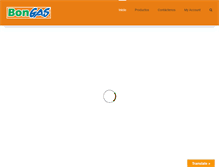 Tablet Screenshot of bon-gas.com